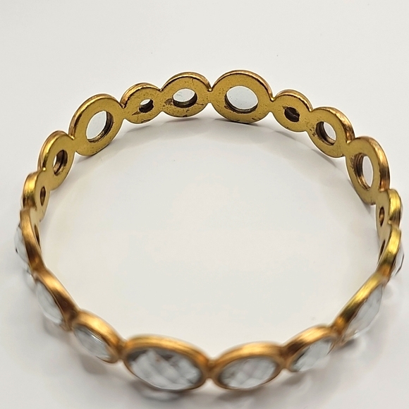 Goldtone Multi-textured Bangles - Picture 7 of 8